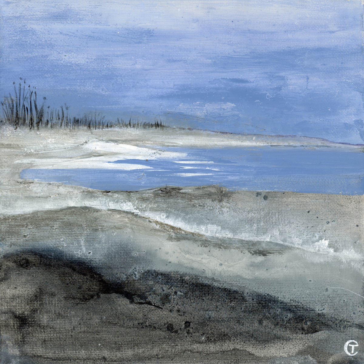 Léger souffle sur l’eau — œuvre originale