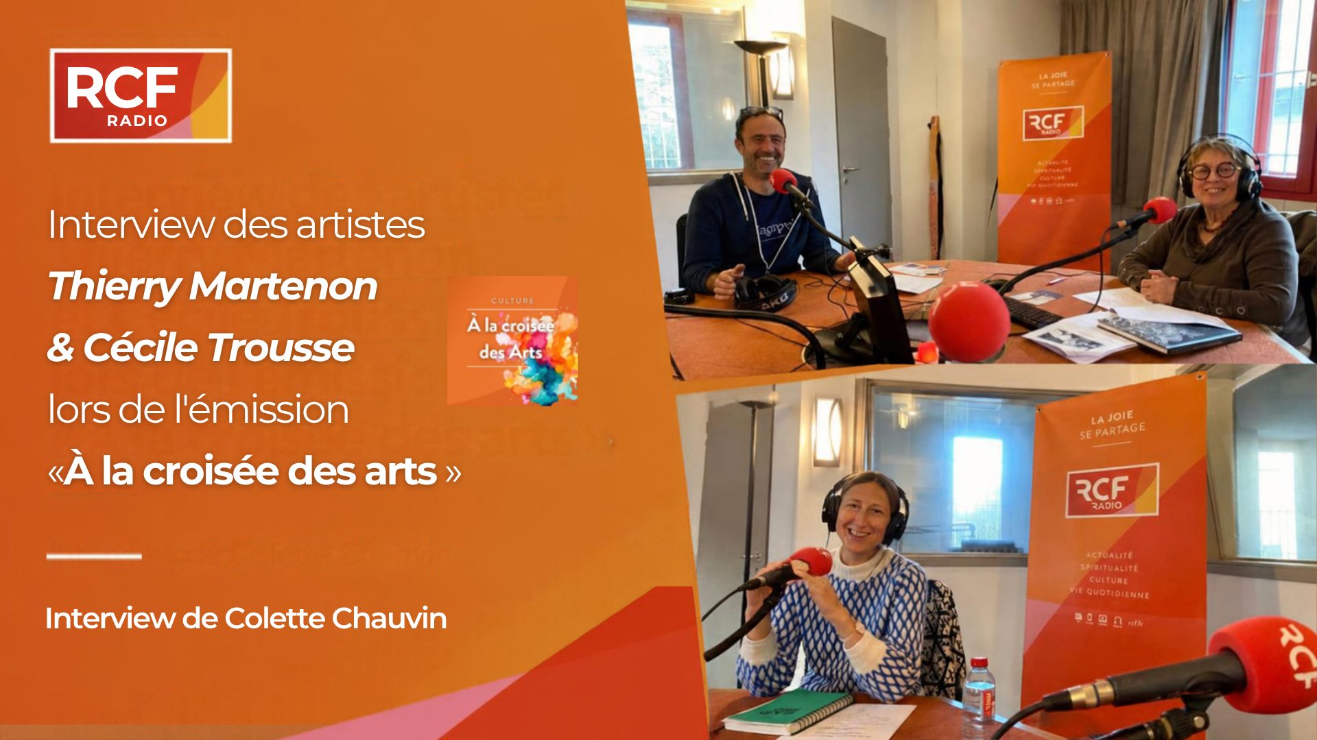 Interview de Cécile Trousse et Thierry Martenon sur RCF Savoie
